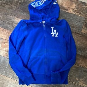 Pink Dodgers hoodie. Never worn, cute. Size large. Please make an offer